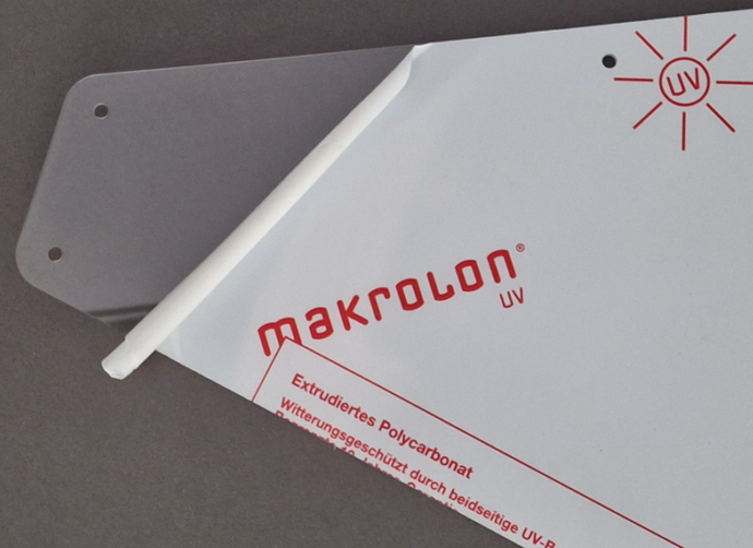 Makrolon panel detail